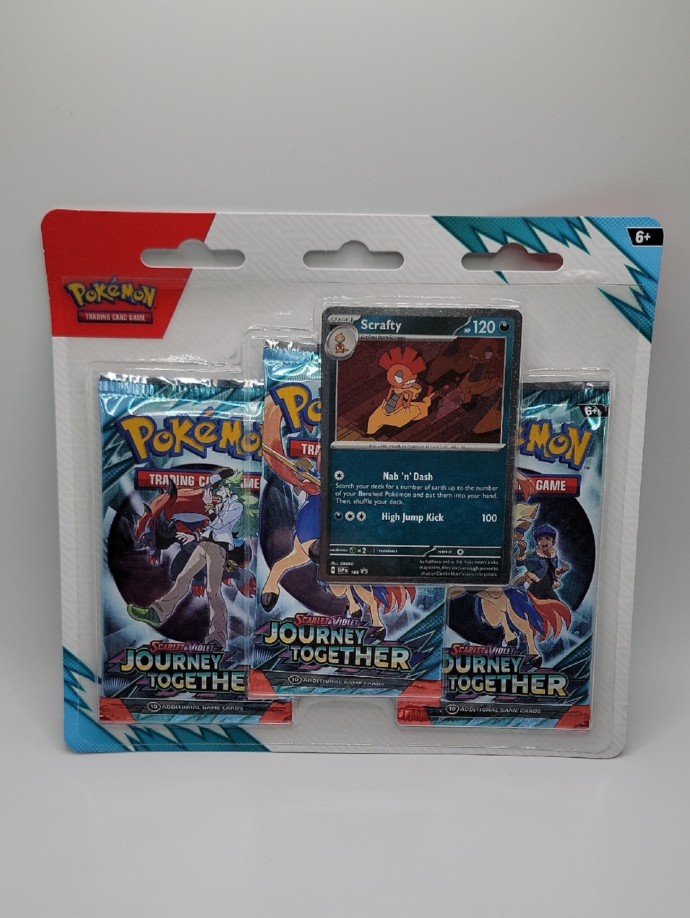 Pokemon Journey Together Booster Pack Blister - Blue, Red, White